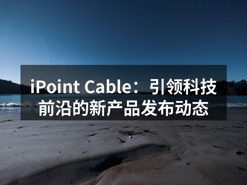 iPoint Cable 新产品展示会现场